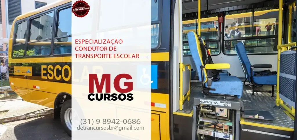Especialização condutor de transporte escolar